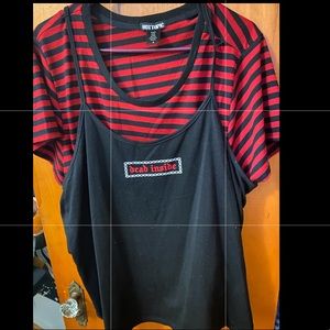 Hot Topic Shirt and Tank Combo